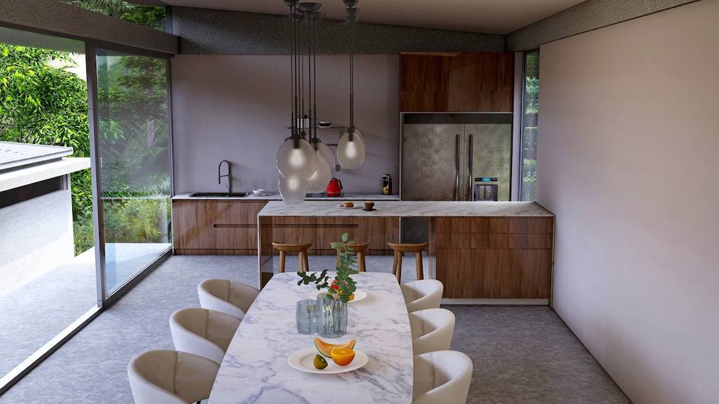 Koh Phangan Villas For Sale Kitchen Dining