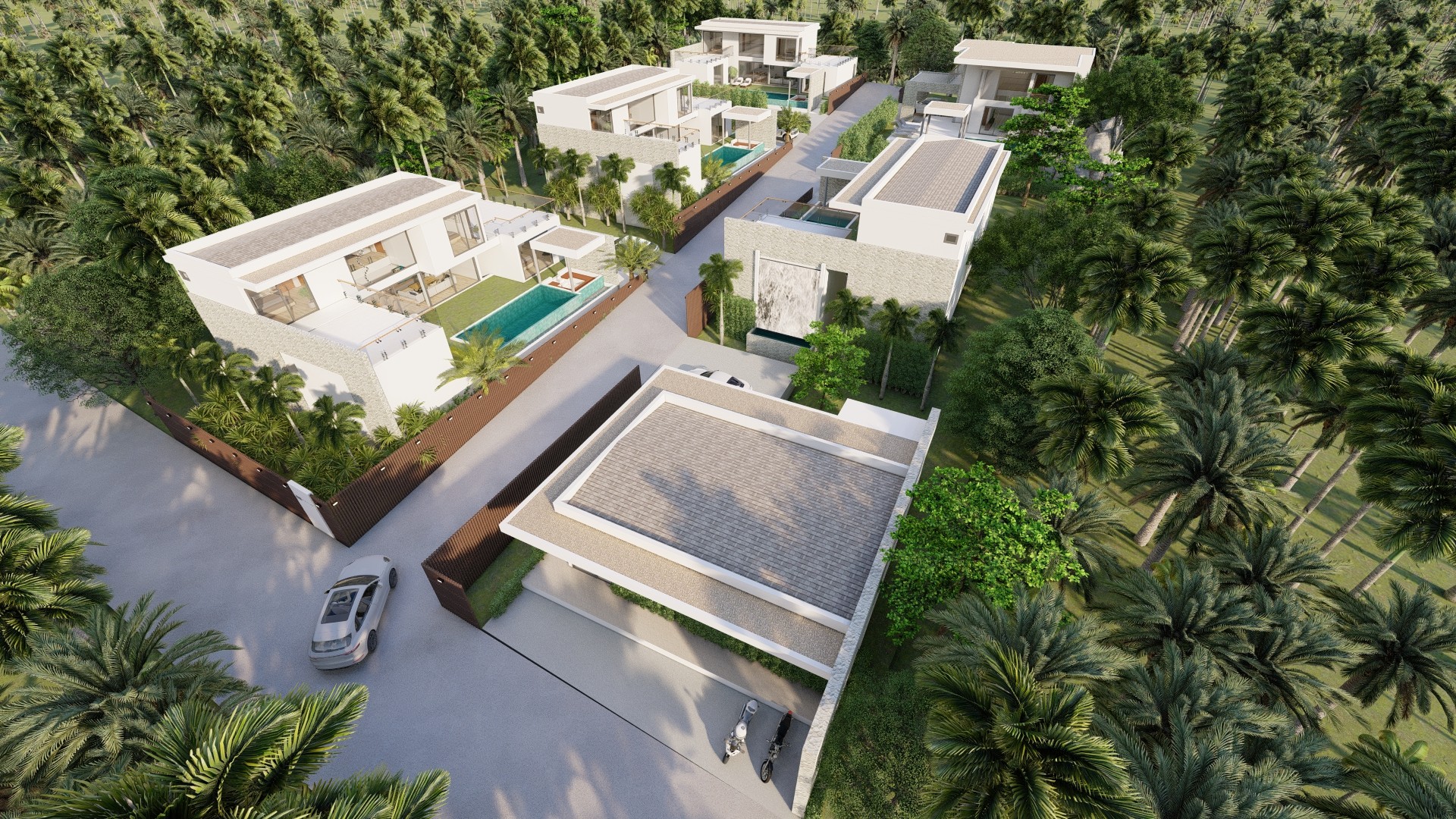 Koh Phangan Villas Koh Phangan Villas Site Render