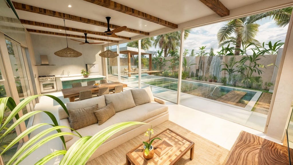 Koh Samui 3 Bed Villas Living Area