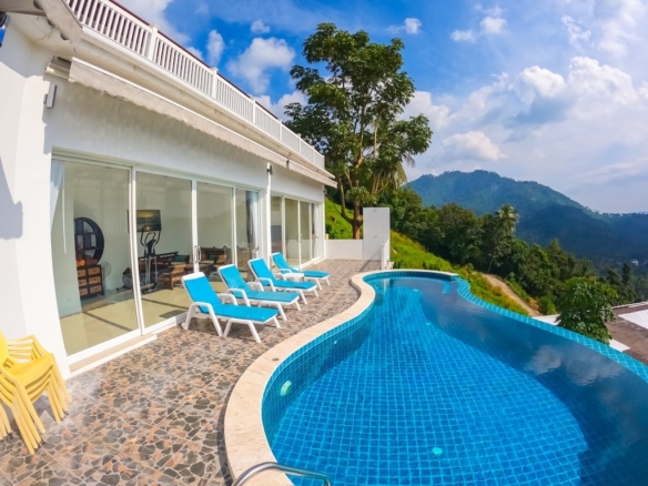 Koh Samui 3 Bedroom Sea View Property Swimming Pool