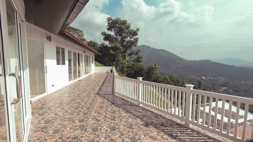 Koh Samui 3 Bedroom Sea View Property Balcony