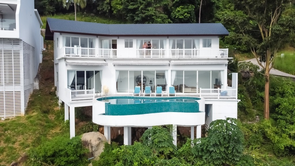 Koh Samui 3 Bedroom Sea View Property Exterior