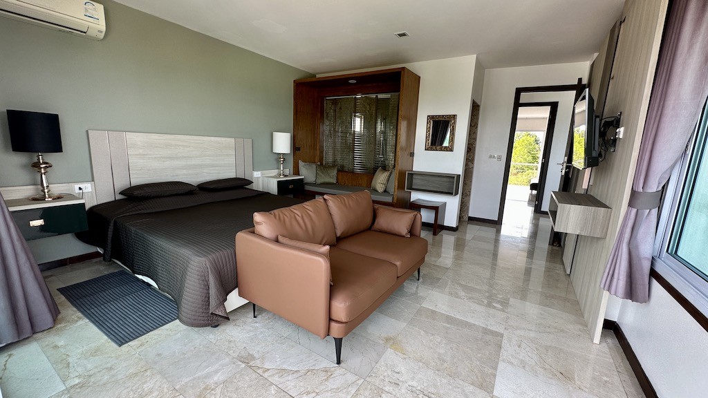 Koh Samui Apartment Building Spacious Bedroom
