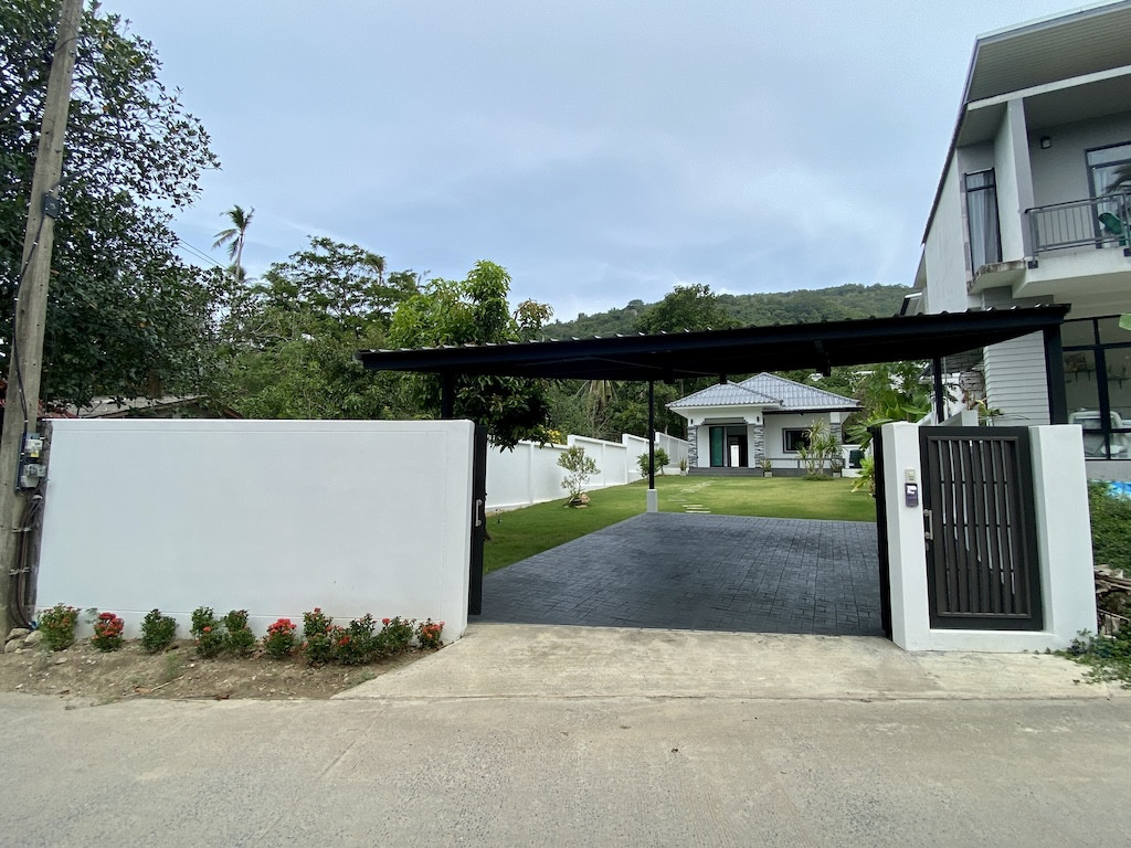 Koh Samui Bang Po Property Entrance