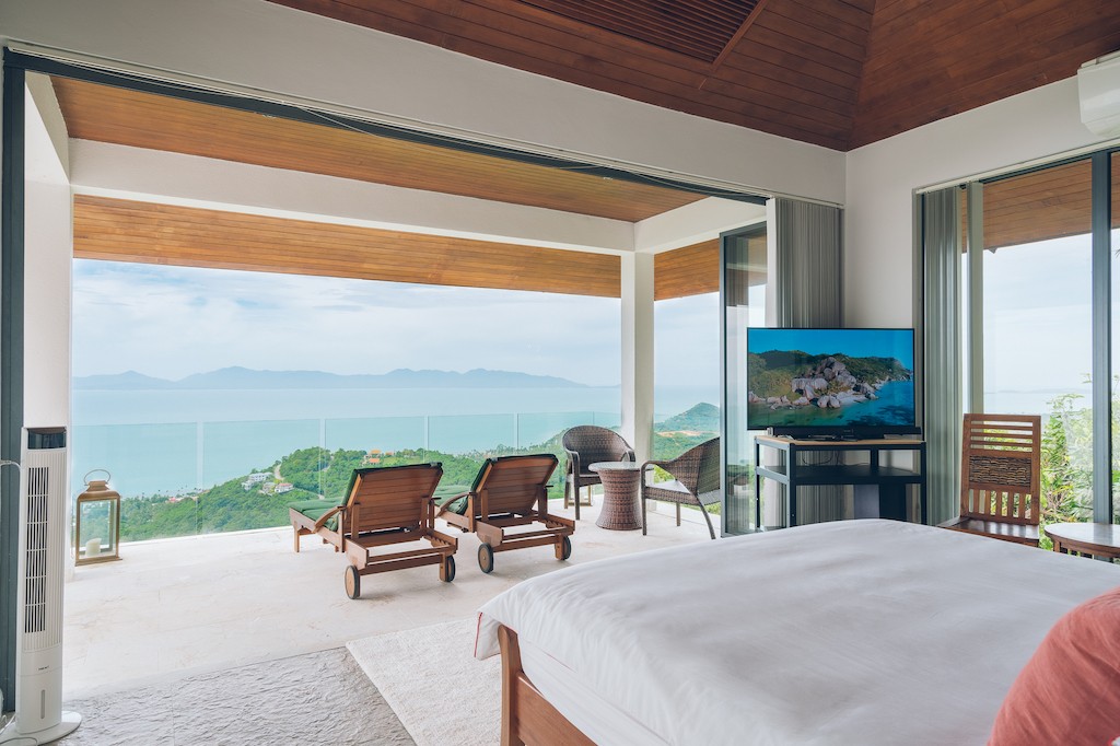 Koh Samui Bang Po Villa For Sale Bedroom View