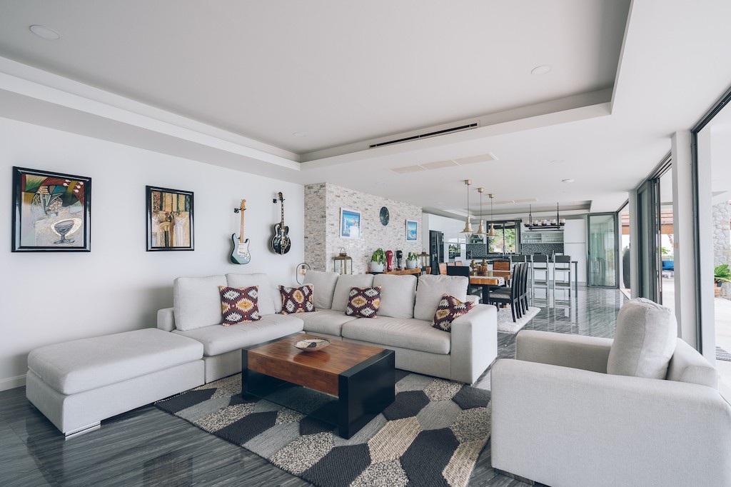Koh Samui Bang Po Villa For Sale Living Area