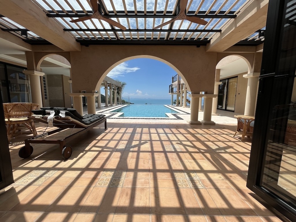 Koh Samui Bang Por Property Covered Terrace