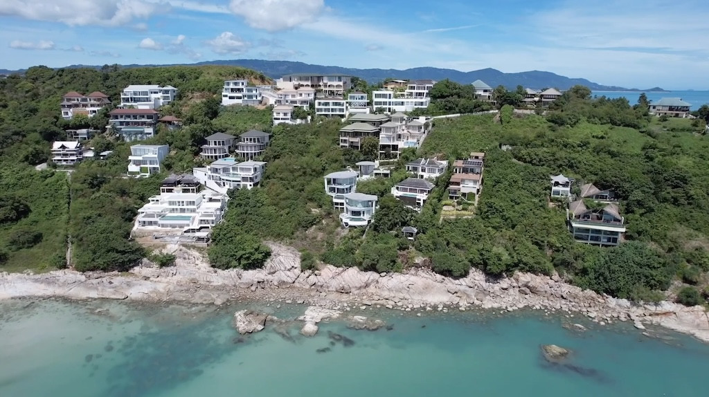 Koh Samui Bay View Land For Sale Aerial