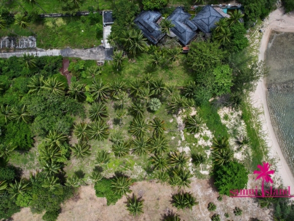 Koh Samui Beach Land Aerial