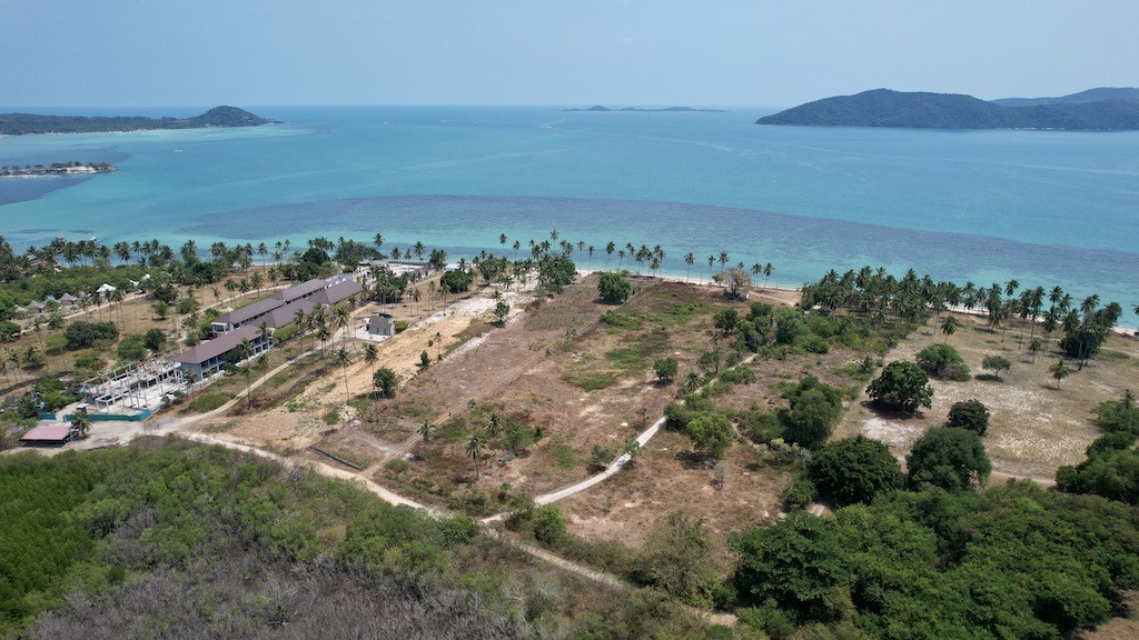Koh Samui Beach Land For Sale Aerial