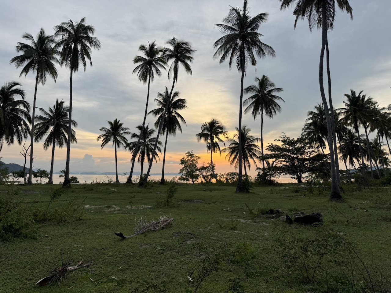 Koh Samui Beach Parcel Sunset