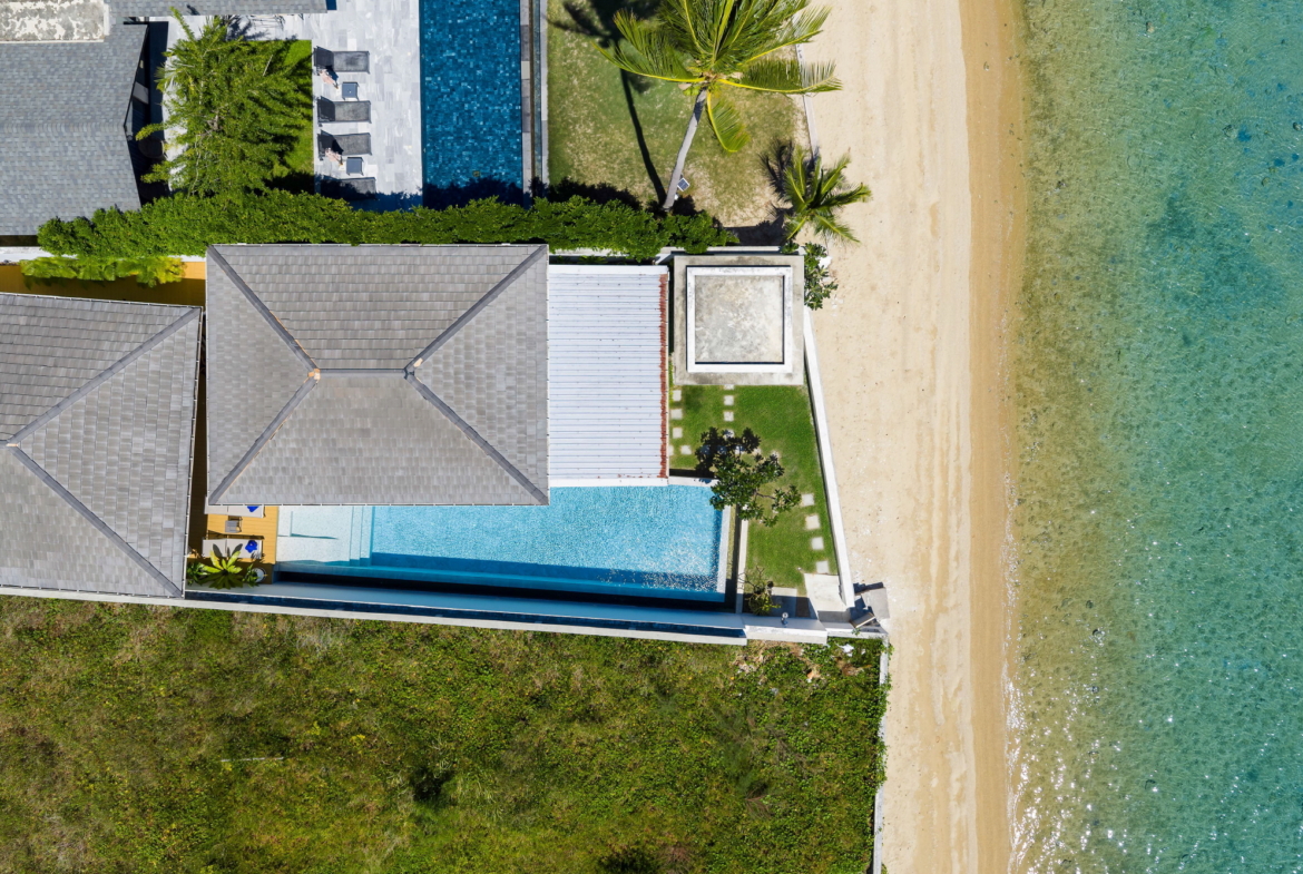 Koh Samui Beach Property For Sale Aerial