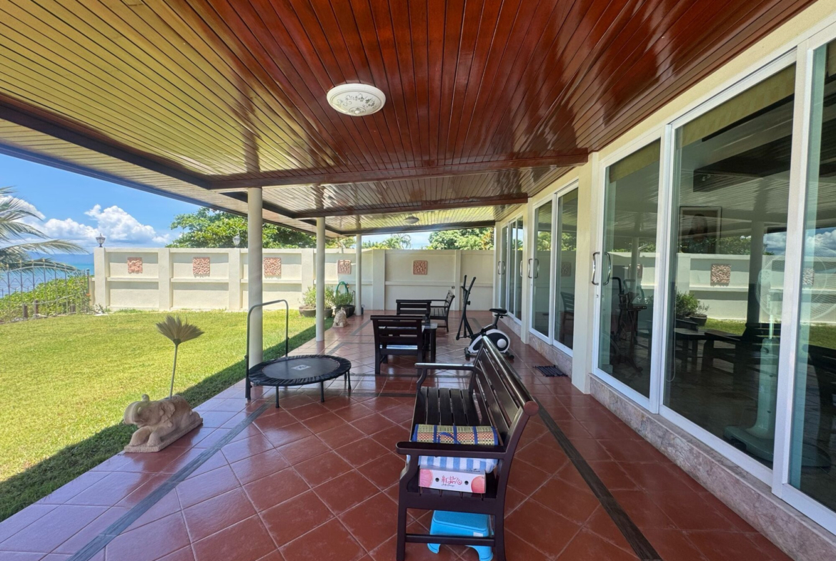 Koh Samui Beach Villa For Sale Covered Terrace