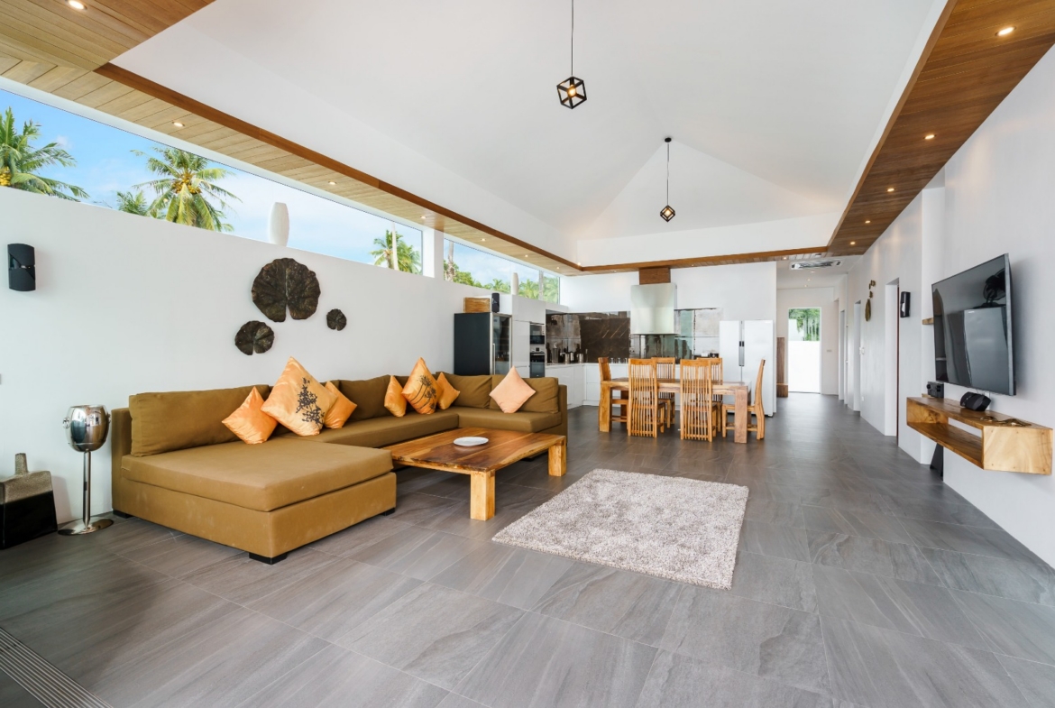 Koh Samui Beach Villas Living Area