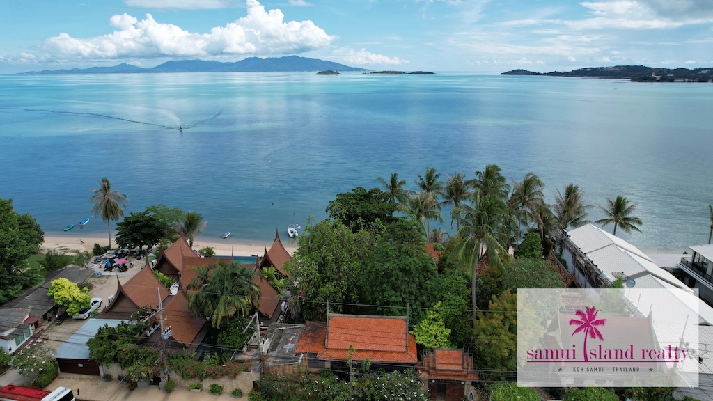Koh Samui Beachfront Land For Sale In Bangrak View