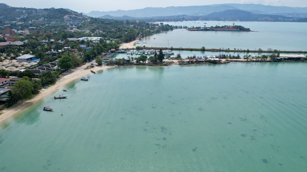 Koh Samui Beachfront Land Plai Laem Pier