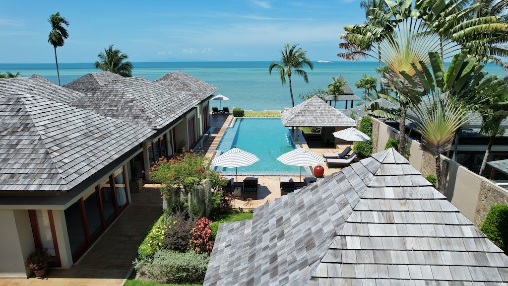 Koh Samui Beachfront Property Balcony View