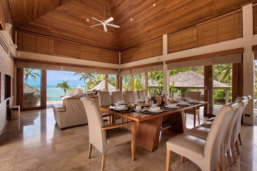 Koh Samui Beachfront Property Dining