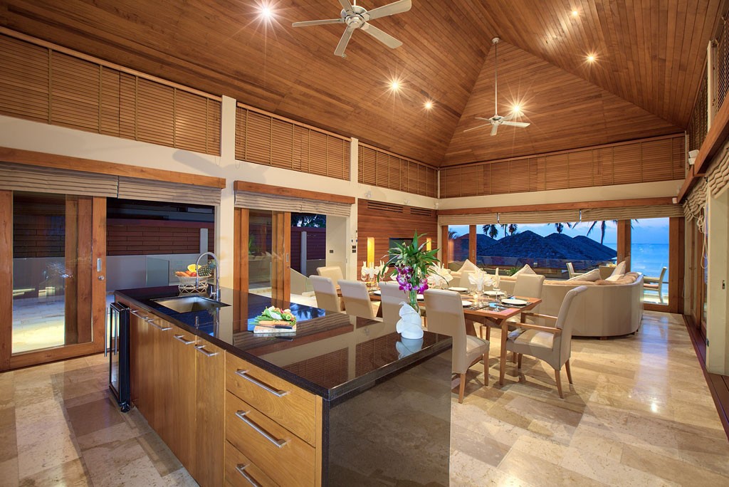 Koh Samui Beachfront Property Kitchen