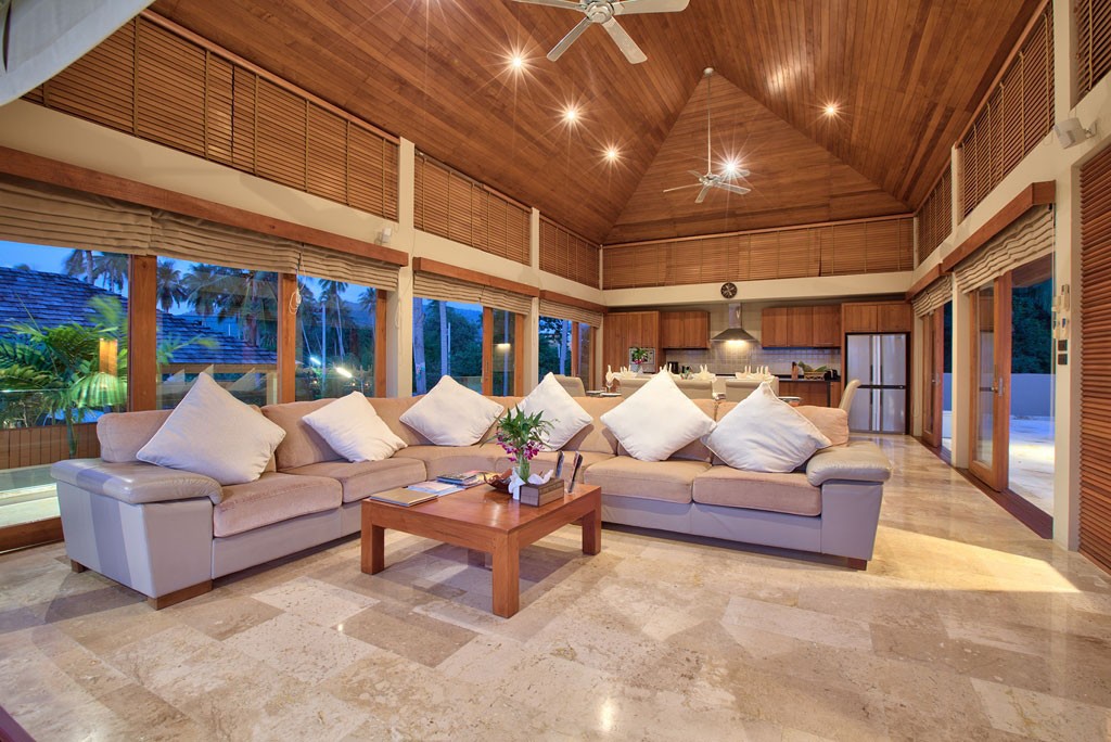 Koh Samui Beachfront Property Lounge