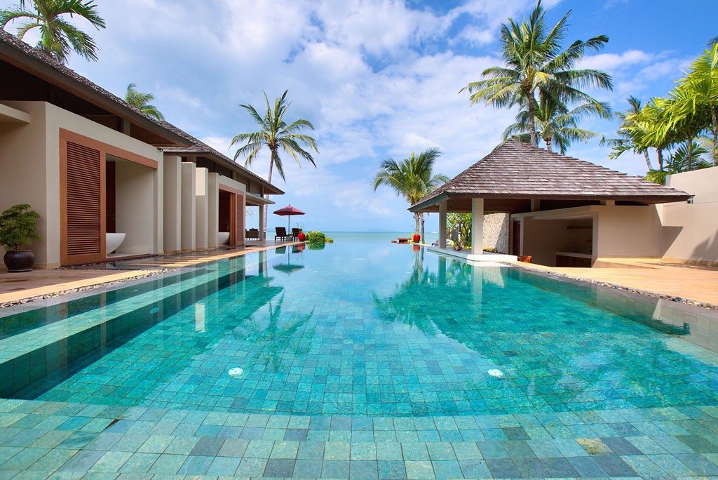 Koh Samui Beachfront Property Pool