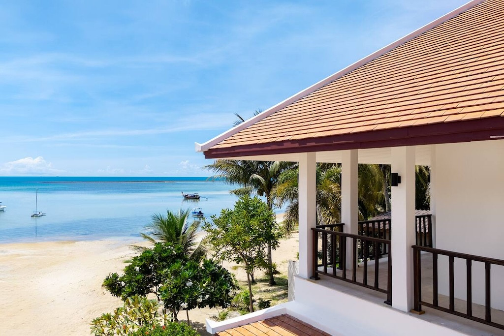 Koh Samui Beachfront Residence Roof