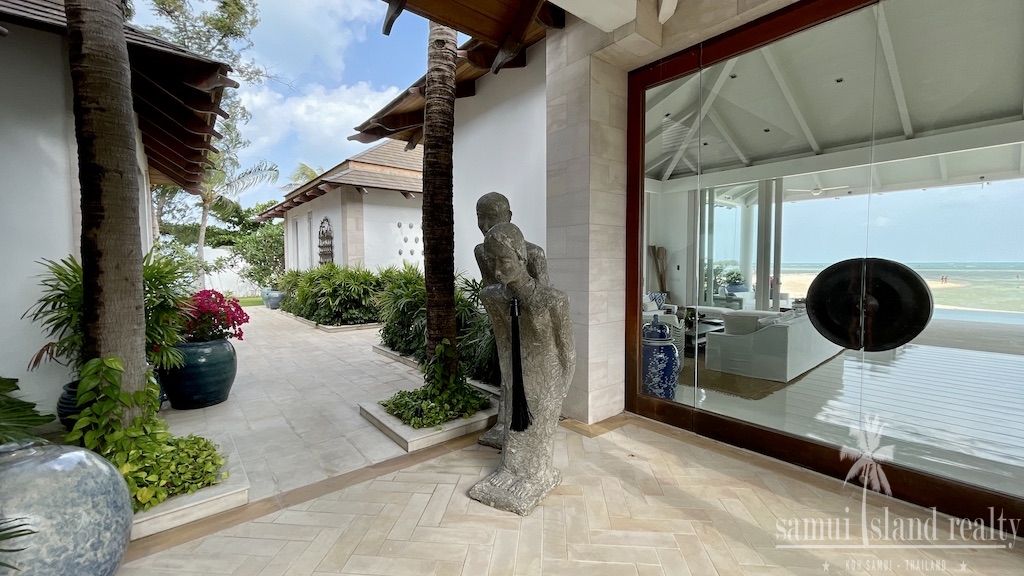 Koh Samui Beachfront Villa Chaweng Walkway