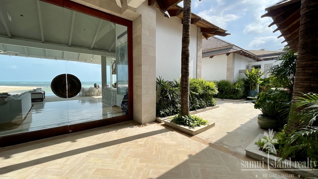 Koh Samui Beachfront Villa Chaweng Walkway
