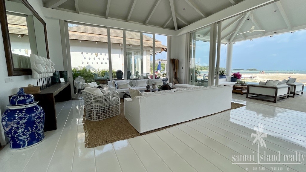 Koh Samui Beachfront Villa Chaweng Lounge
