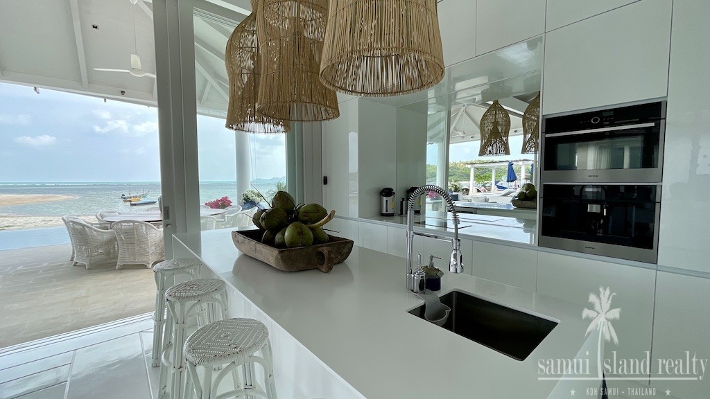 Koh Samui Beachfront Villa Chaweng Kitchen