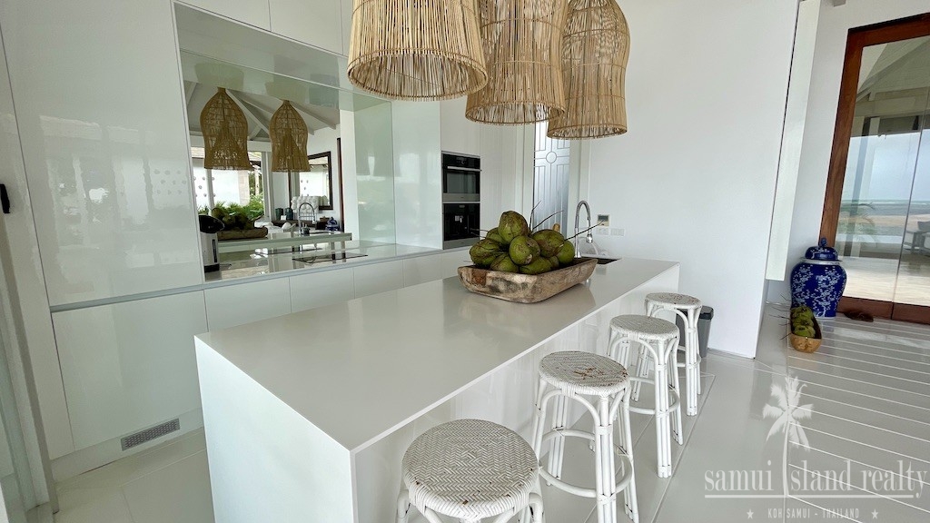 Koh Samui Beachfront Villa Chaweng Breakfast Bar
