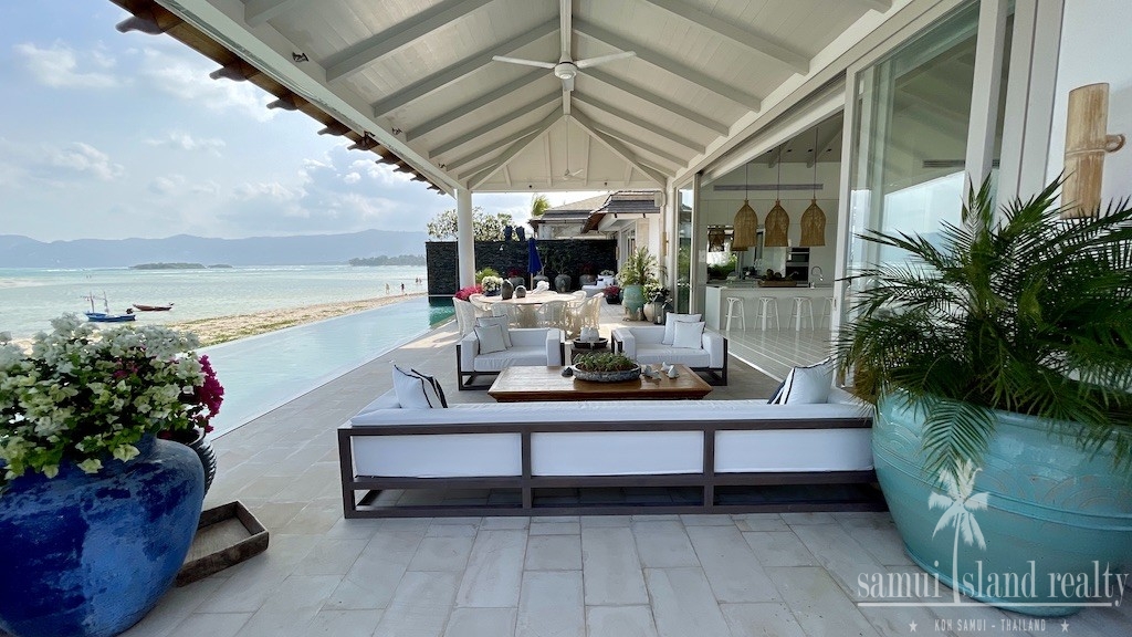 Koh Samui Beachfront Villa Chaweng Outdoor