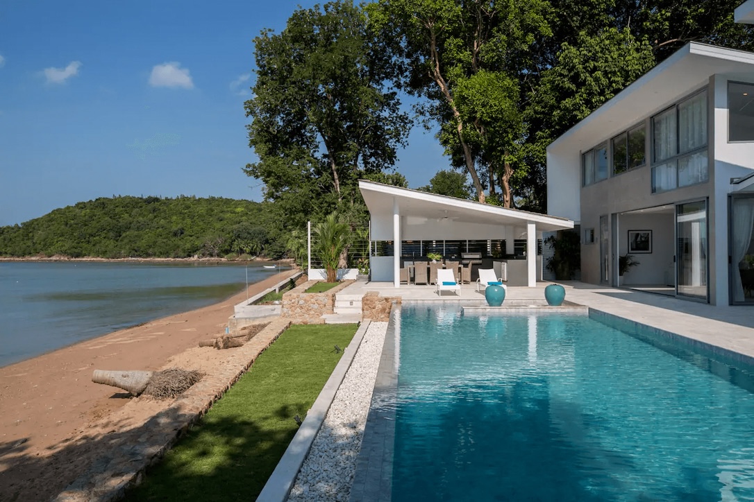 Koh Samui Beachfront Villa For Sale In Bophut Pool