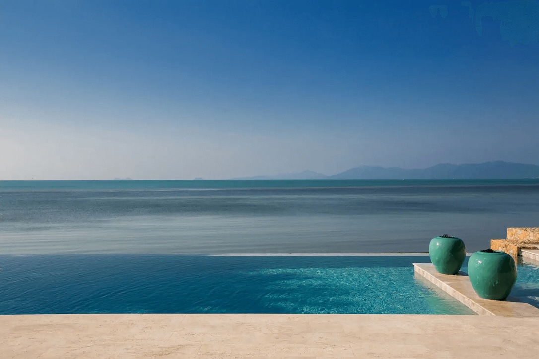 Koh Samui Beachfront Villa For Sale In Bophut View