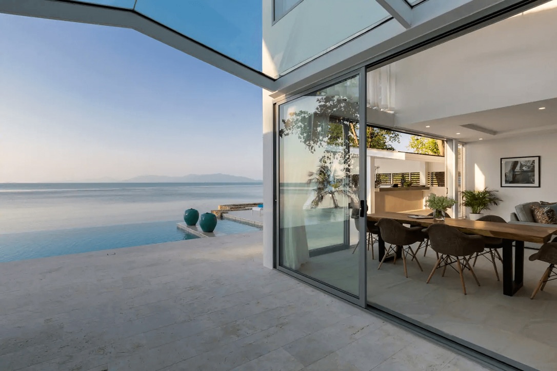 Koh Samui Beachfront Villa For Sale Covered Terrace