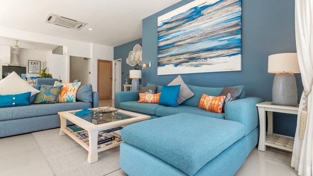 Koh Samui Beachfront Villa For Sale In Hua Thanon Sofa