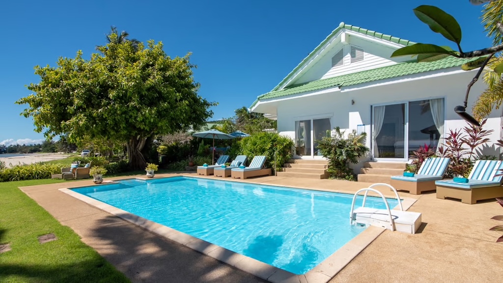 Koh Samui Beachfront Villa For Sale In Hua Thanon Pool