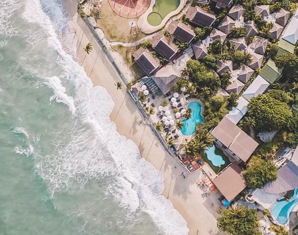 Koh Samui Beachfront Resort Aerial
