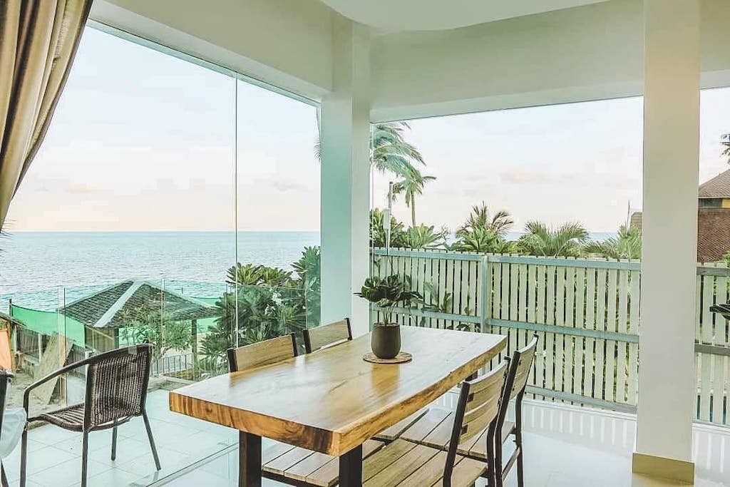 Koh Samui beachfront resort room view