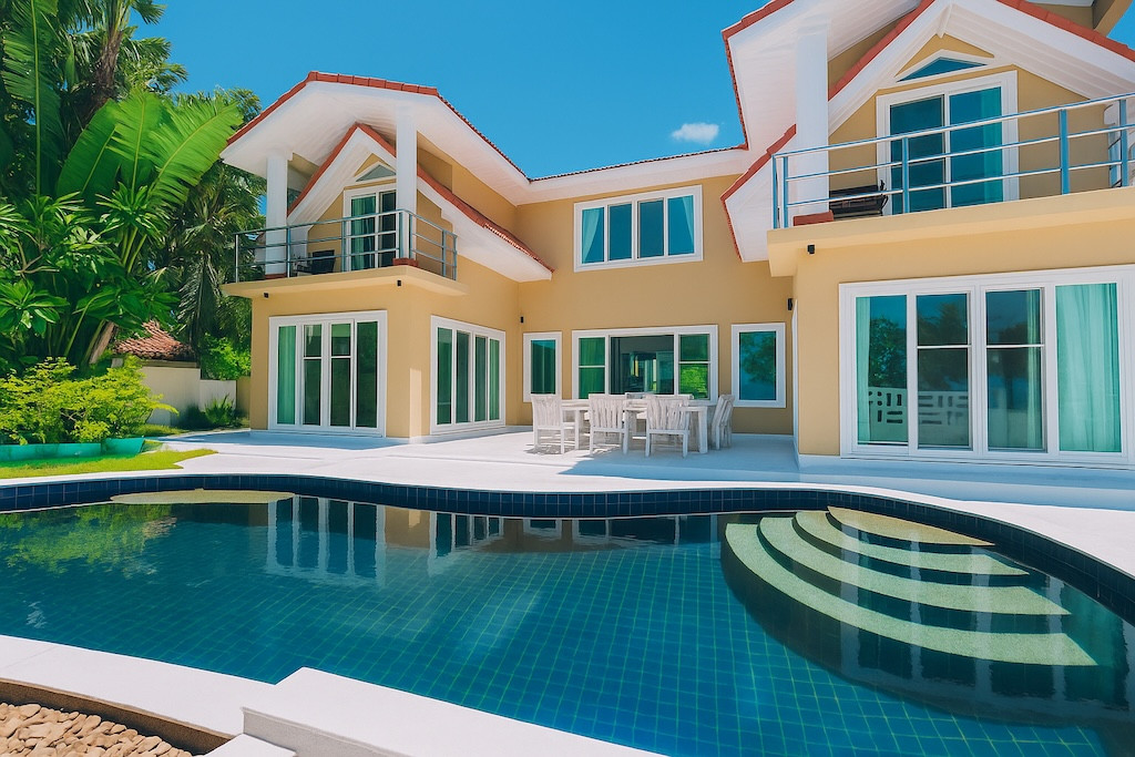 Koh Samui Beachside Villa Exterior