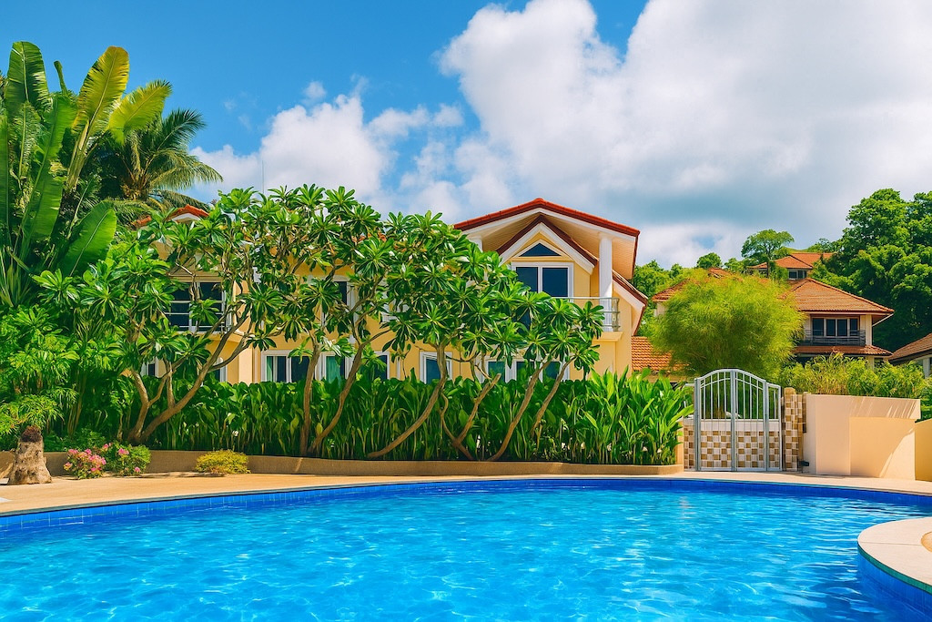 Koh Samui Beachside Villa Communal Pool