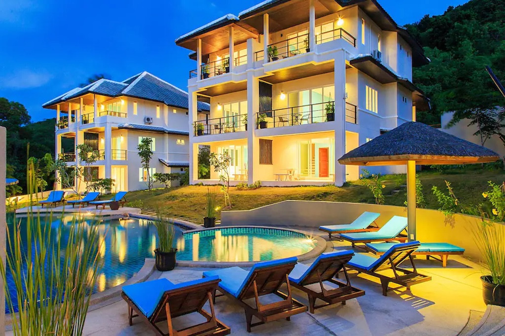 Koh Samui Bophut Houses Exterior Night
