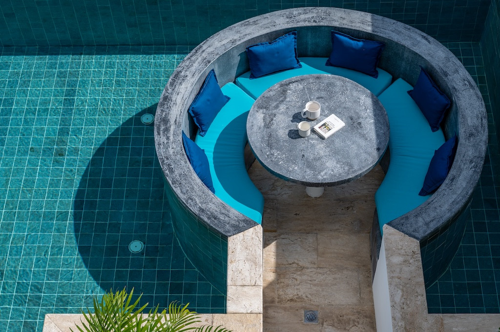 Koh Samui Bophut Property For Sale Pool Seating