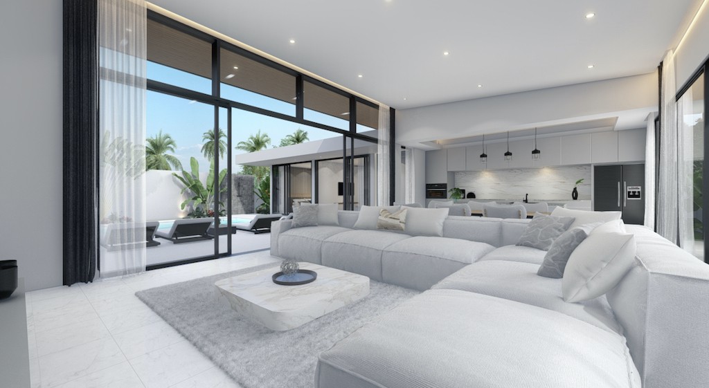 Koh Samui Bophut Villas Living Area