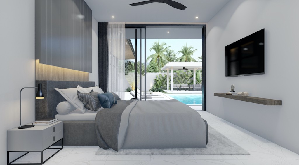 Koh Samui Bophut Villas Bedroom