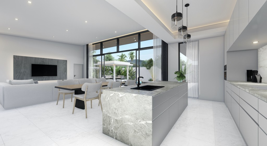 Koh Samui Bophut Villas Kitchen