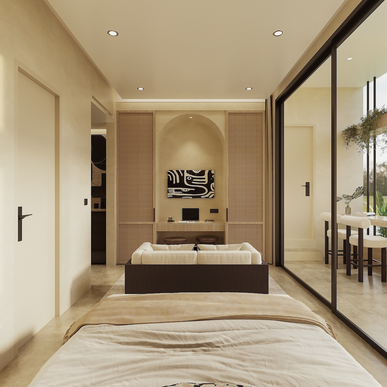Koh Samui Chaweng Noi Apartments Koh Samui Chaweng Noi Apartments Bed