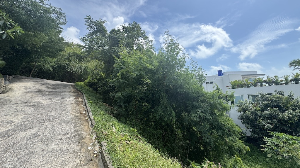 Koh Samui Chaweng Noi Land For Sale Road