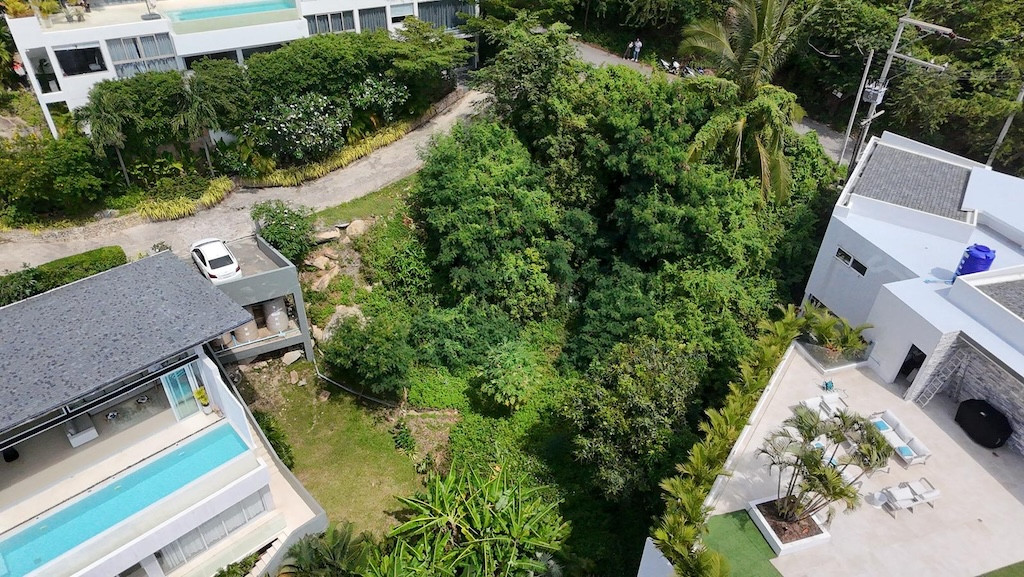 Koh Samui Chaweng Noi Land For Sale Aerial