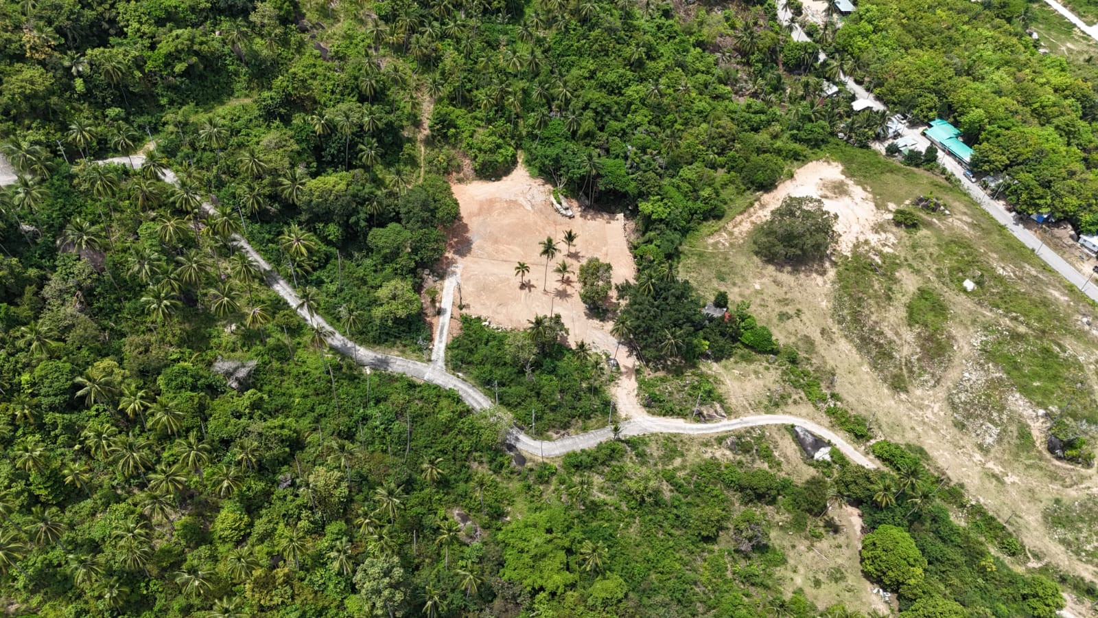 Koh Samui Chaweng Noi Land Plots Aerial